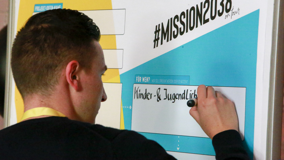 The #MISSION2038 gives young people in Lusatia the opportunity to participate in the transformation process of the region.