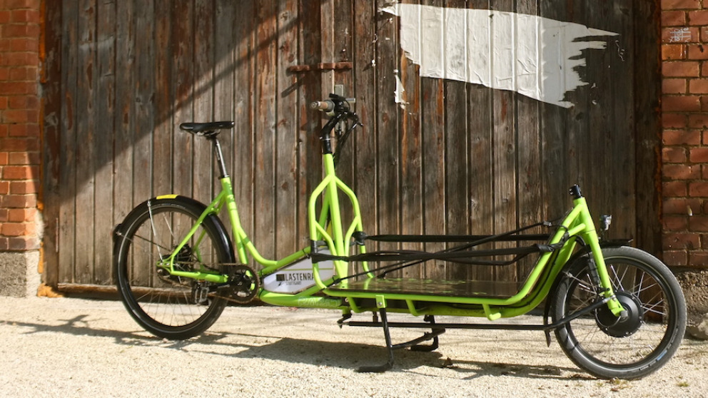 Cargo bikes are an increasingly popular mode of transport.